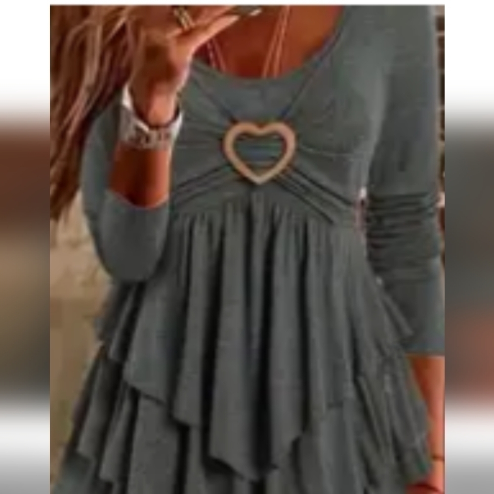 Beautiful bohemian top loose layered 3X